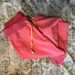 Figs zamora scrubs pants xsp neon pink